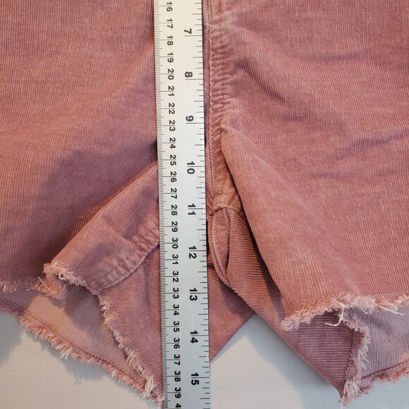 GAP Women Shorts Stretch 12 Corduroy Pastel Raw Hem Farmer's Daughter Romantic - Picture 9 of 12